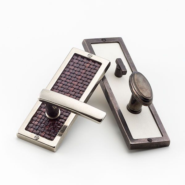 Designer Leather Collection Door Handles